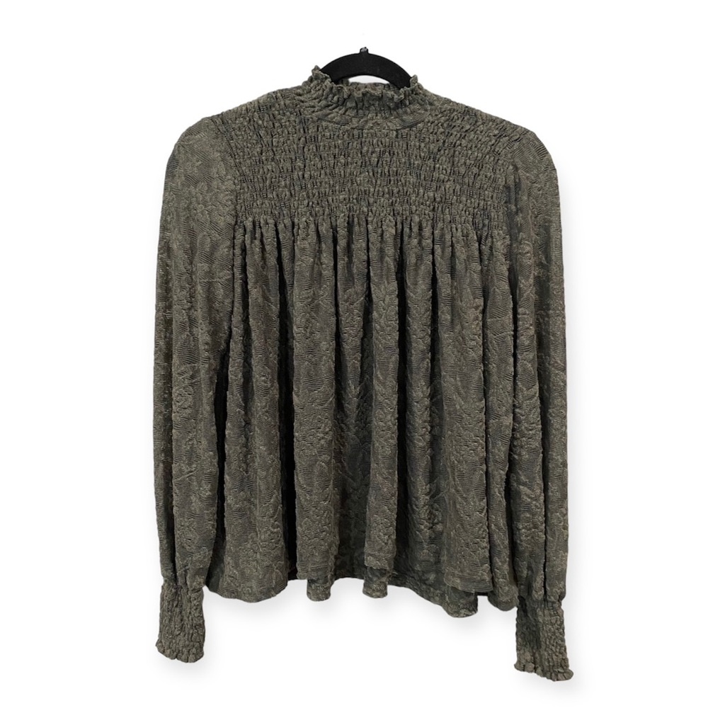 Deletta Olive Green Blouse